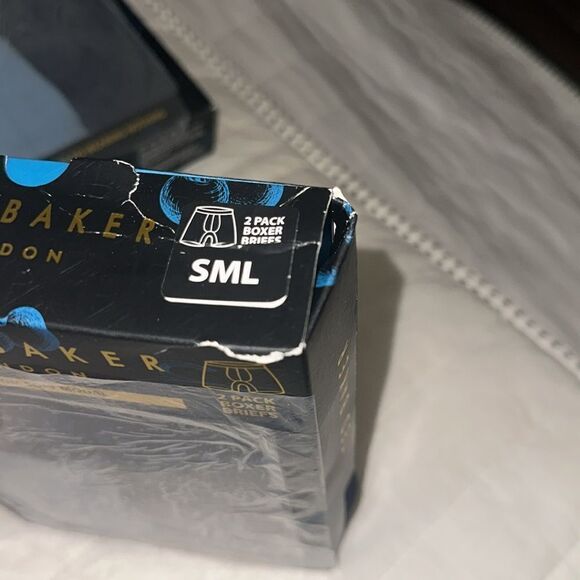 Ted Baker S/M/XL Two Pack Premium Soft Modal Prov Navy Boxer Briefs - Picture 4 of 8